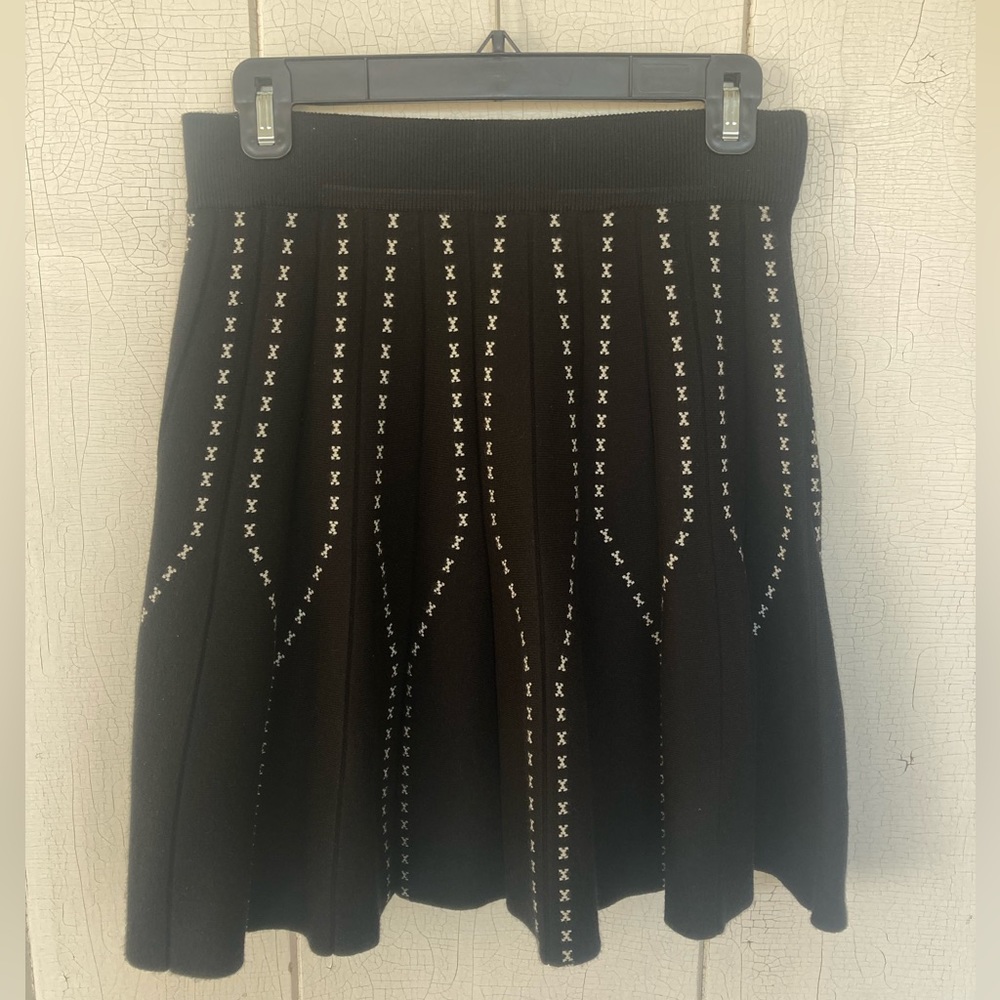NWT Molly Bracken knitted black skirt size L
